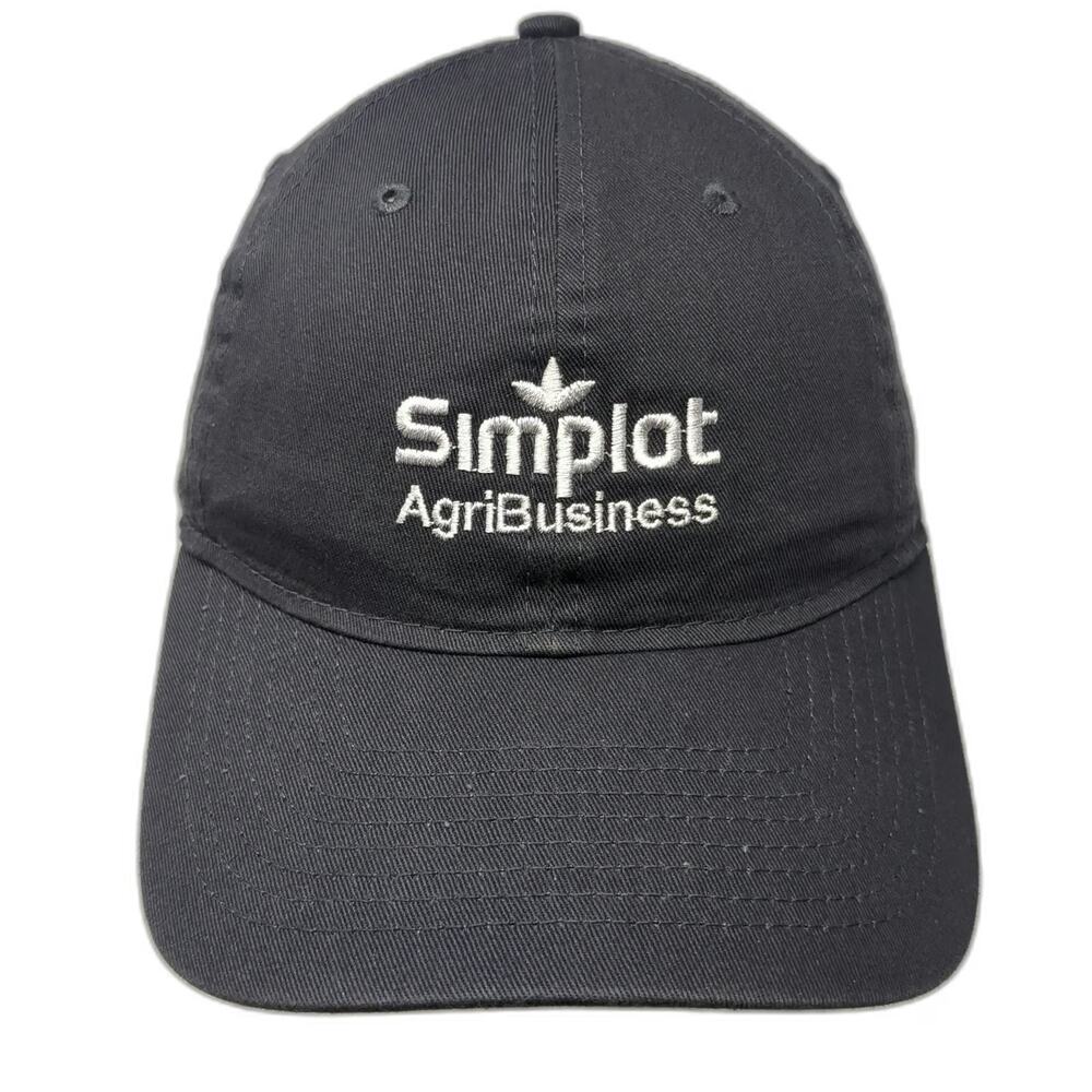 New Era Baseball Cap Gray One Size Simplot AgriBusiness Smoky Canyon Mine Hat